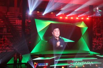 Erick Thohir : Insya Allah bismilah soal maju calon Ketum PSSI