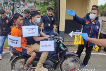 Polisi menggelar rekonstruksi pembunuhan anak bermotif perdagangan organ