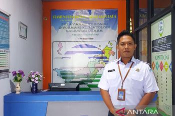 BMKG: Puncak musim hujan beberapa wilayah di Sulawesi Utara awal Februari
