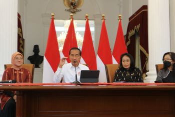 Presiden Jokowi mendesak DPR percepat pembahasan RUU PPRT