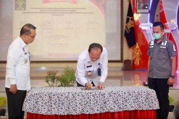 Kemenkumham Jateng tandatangani komitmen bersama Pembangunan Zona Integritas