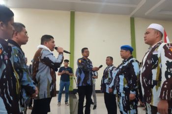 Bastian Panggabean lantik pengurus DPD IPK Padang Lawas