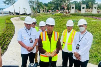 Presiden tinjau kawasan pariwisata Likupang MInahasa Utara
