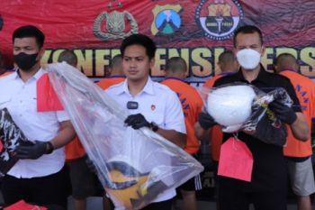 Belasan pendekar dicokok polisi karena mengeroyok