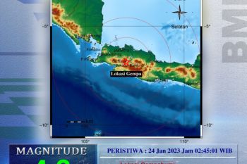 BPBD Sukabumi sebut belum ada laporan kerusakan akibat gempa Cianjur