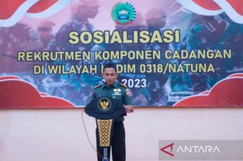 Kodim 0318/Natuna rekrut komponen cadangan tahun 2023