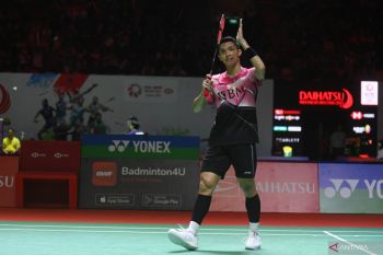 Hasil Indonesia Masters 2023: Jonatan Christie ke final usai taklukkan Shi Yu Qi