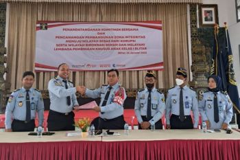 LPKA Kelas I Blitar tunjuk Apong Adi Sanjaya sebagai Ketua Zona Integritas