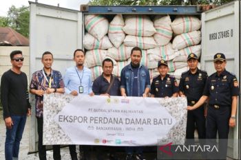 Batu damar Indonesia kuasai pasar India