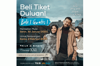 Jelang tayang 2 Februari, advance ticket sale JJJLP sudah bisa dibeli sekarang dan nikmati promonya