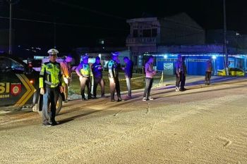 Polres Samosir mengggelar patroli jelang event F1 Powerboat