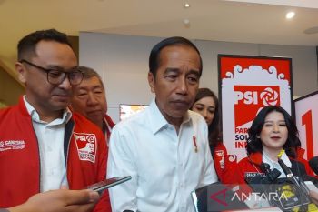 Presiden Jokowi sebut Mentan tidak hadir karena rapat soal beras bahas operasi pasar