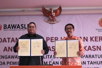 Bawaslu bersama KASN jalin kerjasama jaga netralitas ASN pada Pemilu 2024