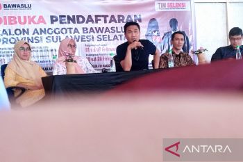 Timsel mengumumkan masa pendaftaran calon anggota Bawaslu Sulsel