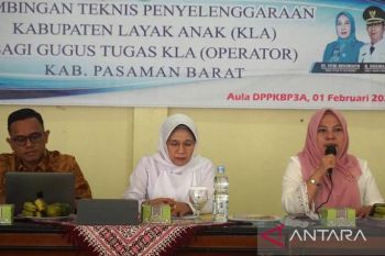 Pemkab Pasaman Barat gelar bimtek penyelenggara Kabupaten Layak Anak