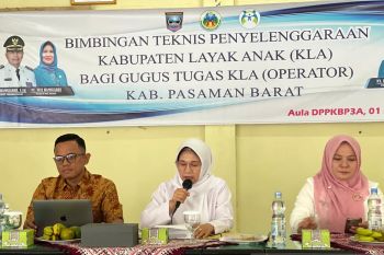 Targetkan KLA Nindya, Pasaman Barat gelar Bimtek penyelenggaraan kabupaten layak anak
