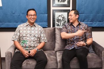 Anies bertemu AHY di Kantor Demokrat