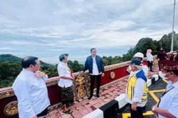 Presiden Jokowi resmikan Jalan Pintas Batas Singaraja-Mengwitani