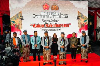 Gelar Wayang Kulit, Kapolri: Perkuat sinergitas TNI-Polri dan semakin dekat dengan masyarakat