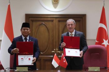 Prabowo perkuat kerja sama pertahanan dengan Turki