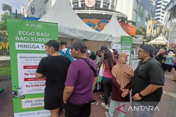 Pra pemesanan motor listrik ECGO laris manis