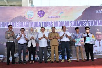 AP I mendukung integrasi moda angkutan dari Bandara Sultan Hasanuddin