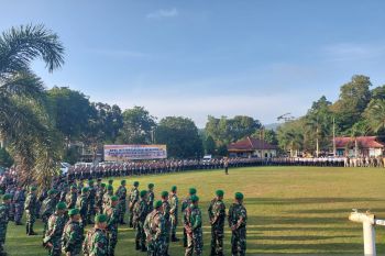 Polres Bangka Belitung siagakan ratusan personel gabungan antisipasi bencana