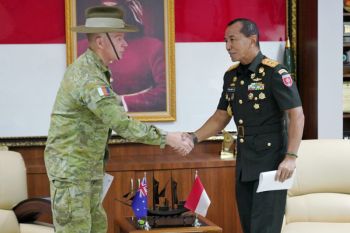 Pangdam XIV/Hasanuddin dan Atase Darat Australia bahas penanganan bencana