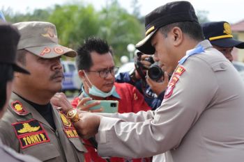 Ciptakan kamseltibcar lantas, Polres Gumas laksanakan Operasi Telabang