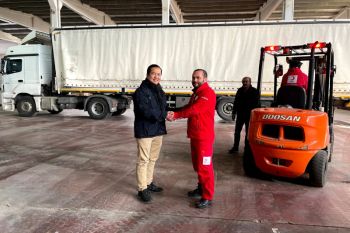 Bantuan tahap pertama Indonesia untuk korban gempa Turki tiba di Gaziantep