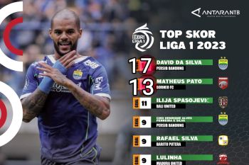 Top skor Liga 1 Indonesia: David da Silva Persib cetak 17 gol