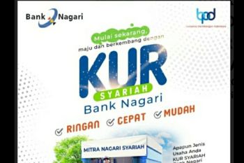 Penyaluran KUR Bank Nagari 2023 sudah terealisasi 1.600 UMKM dengan total plafon Rp267,6 miliar