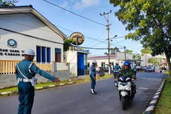 Polisi Militer Lantamal VIII razia kendaraan bermotor personel
