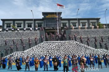 Di Kendari, ratusan prajurit TNI AL ikrarkan perang narkoba