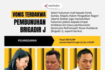 Vonis terdakwa pembunuhan Brigadir J