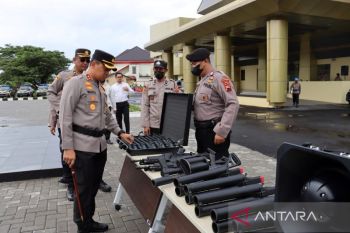 Polres Sukoharjo  cek sarana prasarana persiapan pengamanan Pemilu 2024