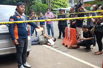 Polisi gelar rekonstruksi kasus pembunuhan oleh anggota Densus 88
