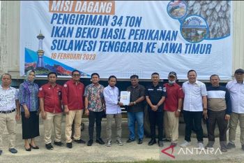 KADIN Sulawesi Tenggara  jual hasil perikanan 51 ton ke Jawa Timur