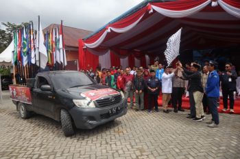 Kirab sosialisasikan pemilu 2024 singgah di Tarakan