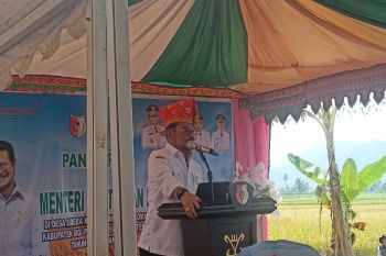 Mentan dorong anak muda Sulteng membangun pertanian modern