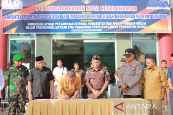 Bupati Pessel teken nota kesepahaman dengan Kejari dan Polres