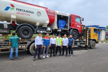 Bantu kelancaran evakuasi, Pertamina kirim refueller dan avtur ke Posko Crisis Center  Polda Jambi