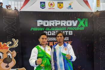 Hasil Porprov NTB 2023: Atlet Karate Lombok Utara raih medali perunggu