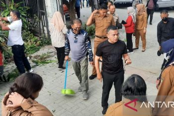 Pemkot Palu peringati HPSN 2023 dengan kerja bakti