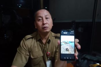 Jalan menuju huntara nelayan Mapak Indah Mataram sudah dibuka