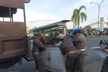 Satpol PP Paser optimalkan pengawasan PKL di setiap akhir pekan