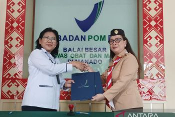 BBPOM Manado menggandeng Kwarda Pramuka tingkatkan ketahanan konsumen