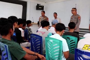 Kapolres Toraja menasihati para remaja pelaku tawuran