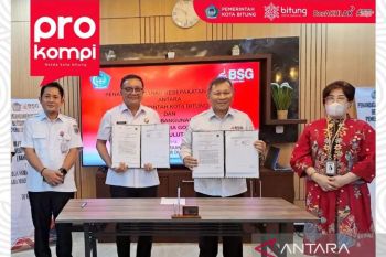 Pemkot Bitung gandeng BSG dorong UMKM naik kelas