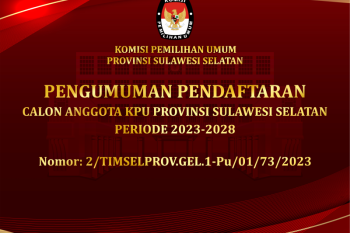 Timsel KPU Sulsel fokus verifikasi berkas calon komisioner